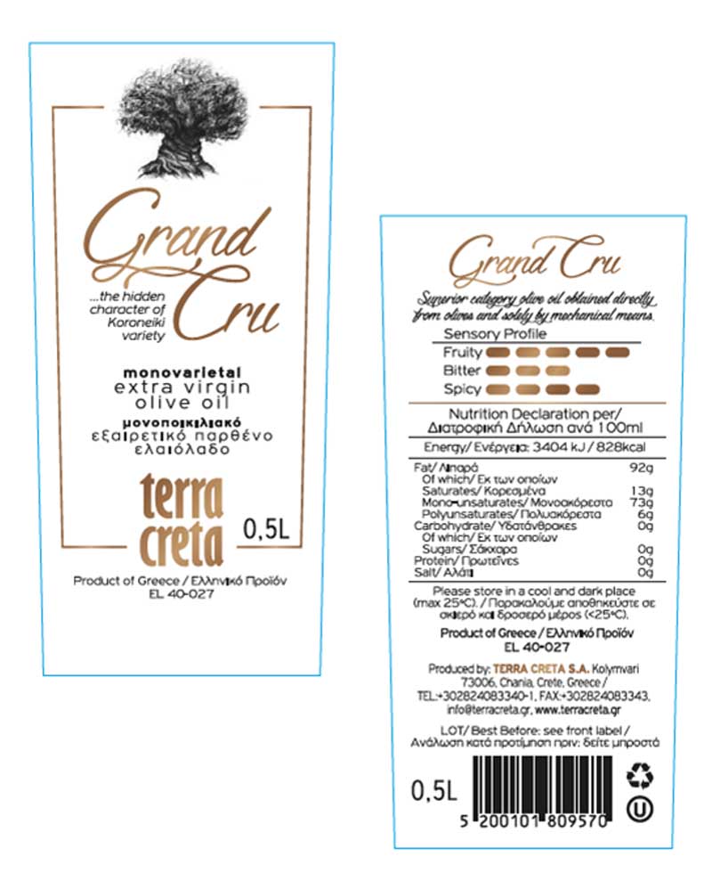 Grand Cru olivový olej