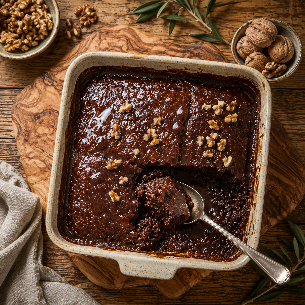 Karobový puding 39 Hotový puding