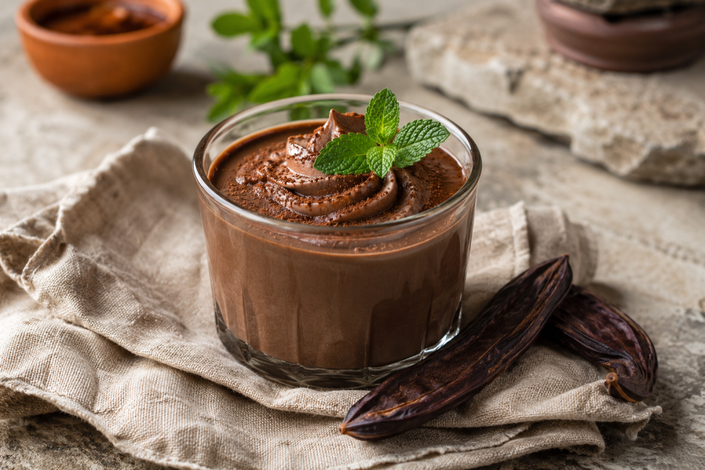 Karobový puding