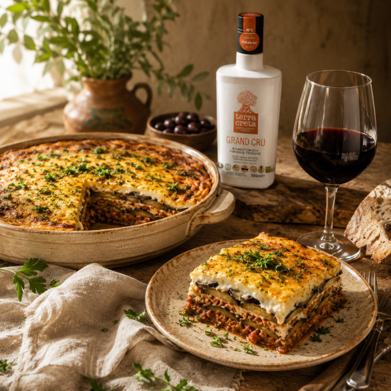 Recepty — Krétska gastronómia 8 Krétska Mousaka