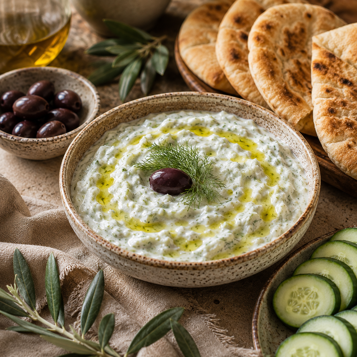 Krétske Tzatziki 39 Hotové jedlo